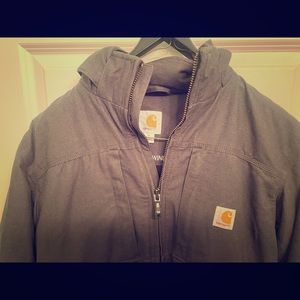 Medium Mens Carhartt Full Swing Grey Jacket